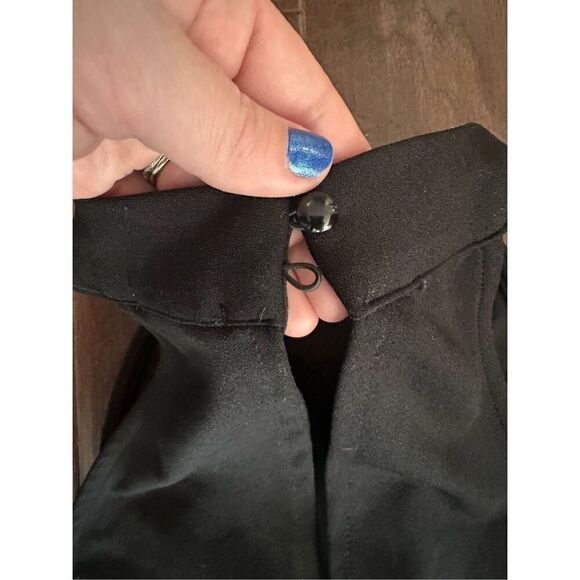 Mi Ami Sleeveless High Neck Green Paperbag Waist Jumpsuit - Picture 6 of 6